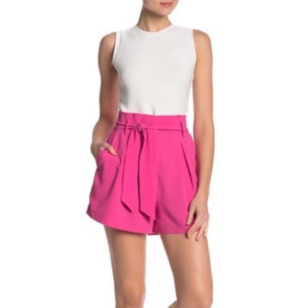 Free Press paper bag tie waist shorts